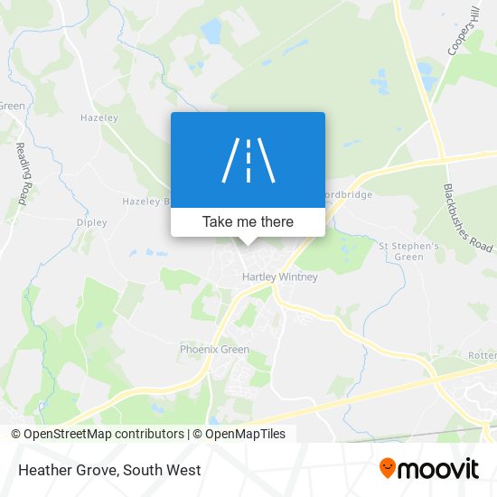 Heather Grove map