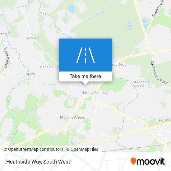 Heathside Way map