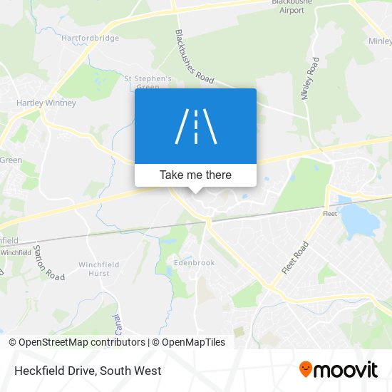 Heckfield Drive map