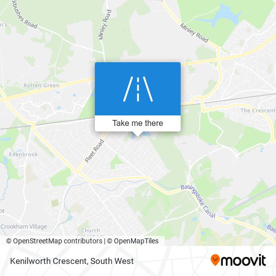Kenilworth Crescent map