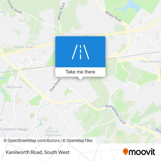 Kenilworth Road map