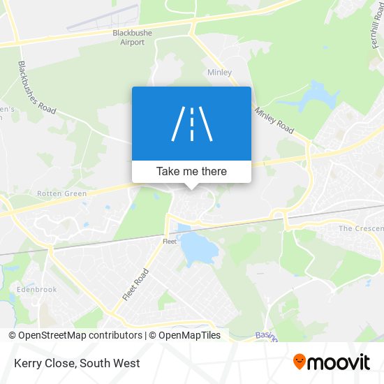 Kerry Close map