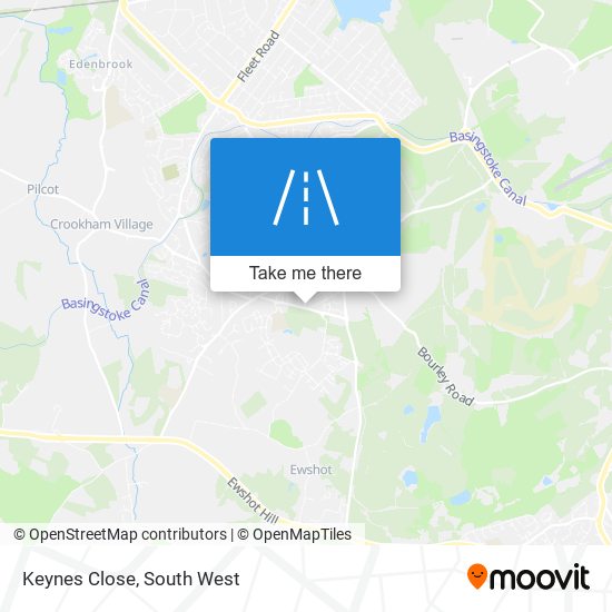 Keynes Close map