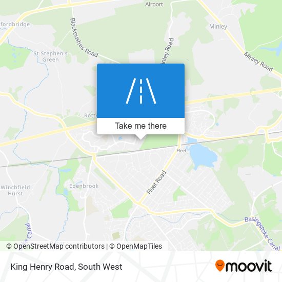 King Henry Road map