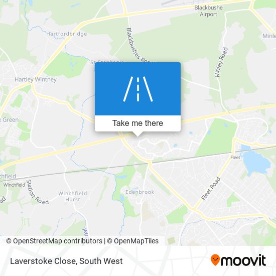 Laverstoke Close map