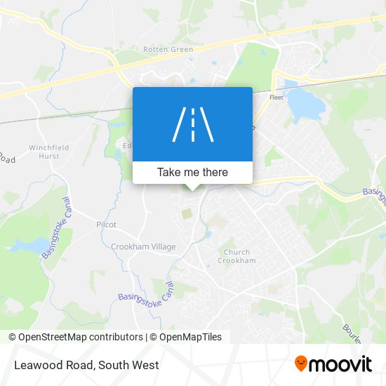 Leawood Road map