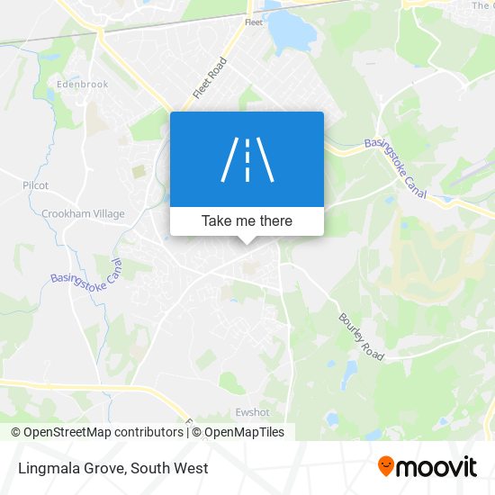 Lingmala Grove map