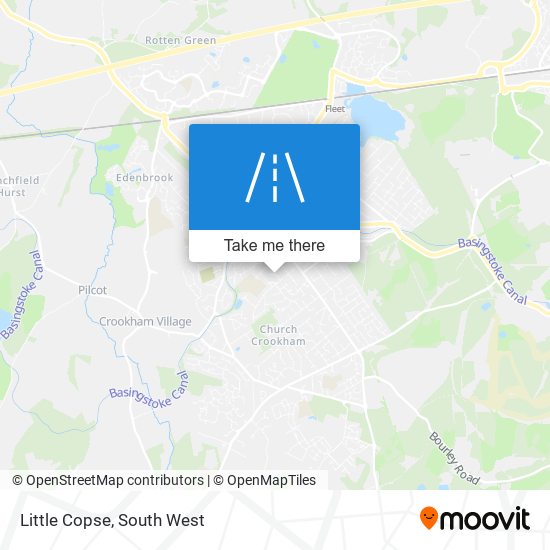 Little Copse map