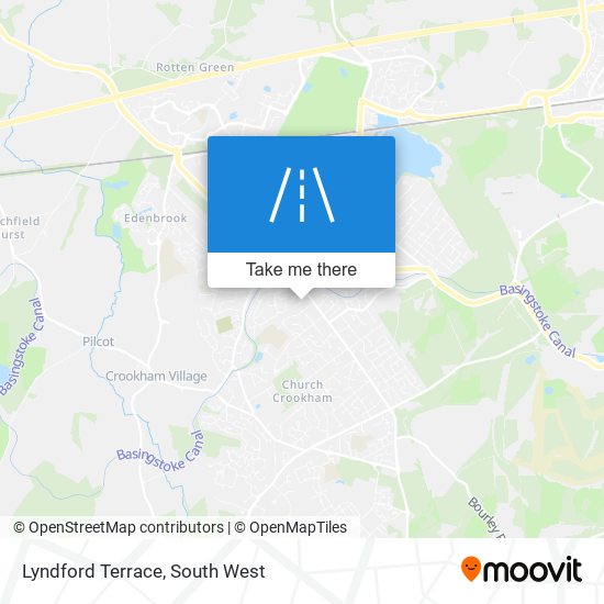 Lyndford Terrace map