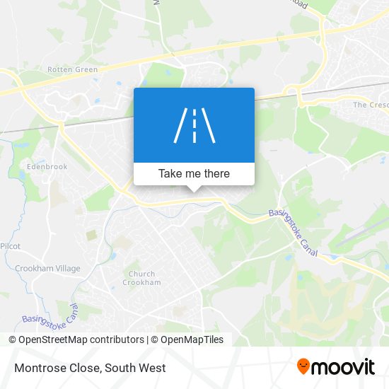 Montrose Close map