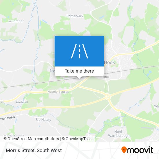Morris Street map