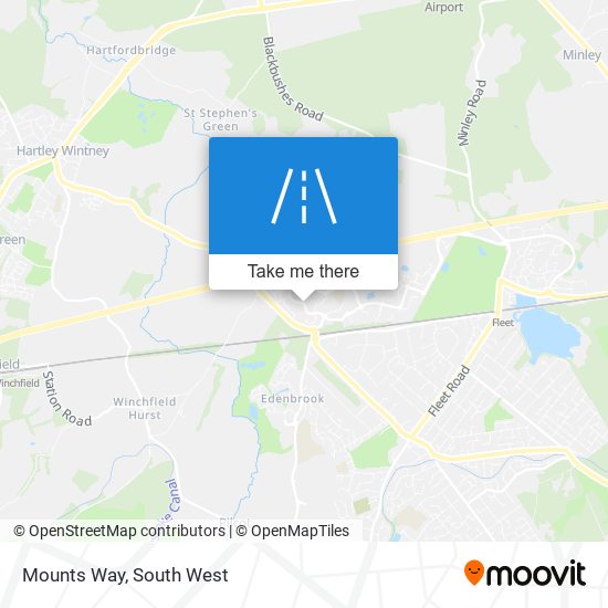 Mounts Way map