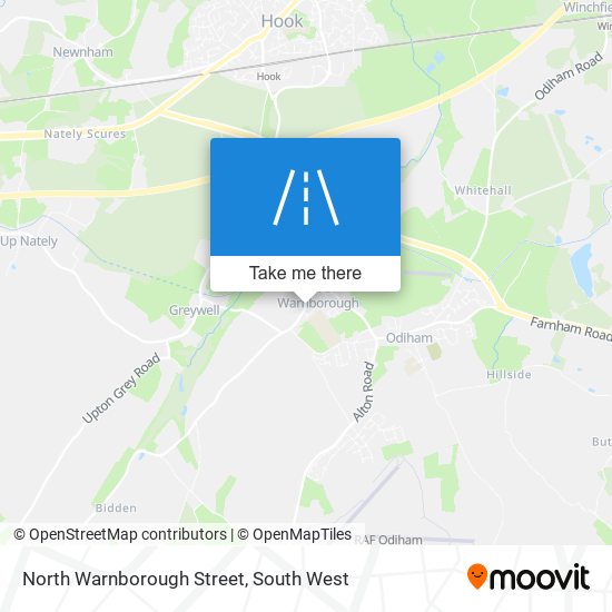 North Warnborough Street map