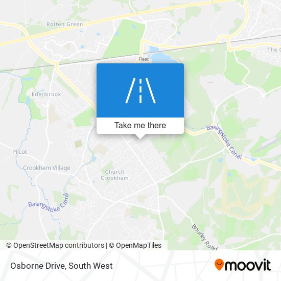 Osborne Drive map