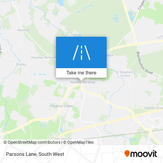 Parsons Lane map