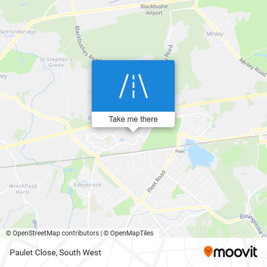 Paulet Close map