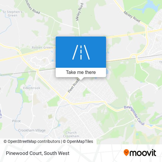 Pinewood Court map