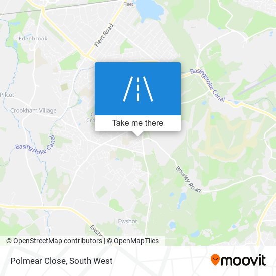 Polmear Close map
