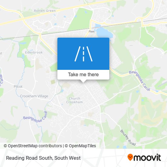Reading Road South map
