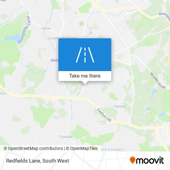 Redfields Lane map
