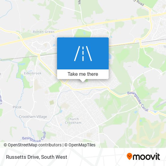 Russetts Drive map