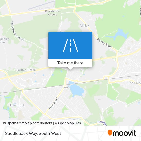 Saddleback Way map