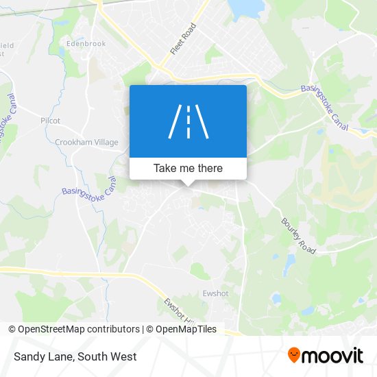 Sandy Lane map
