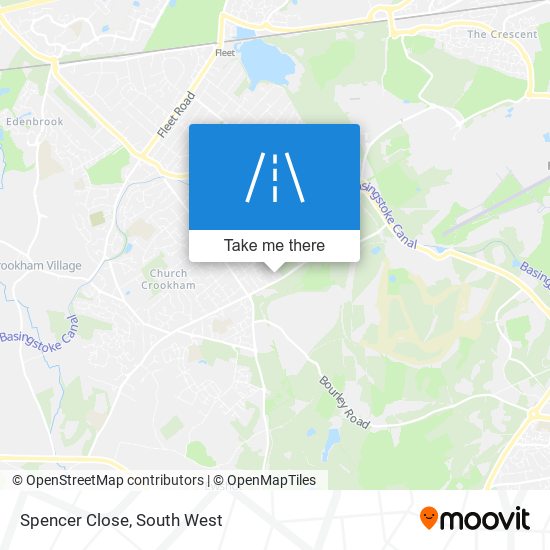 Spencer Close map