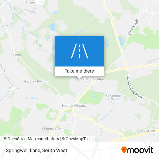 Springwell Lane map