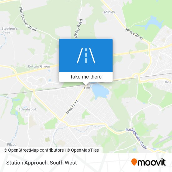 Station Approach map
