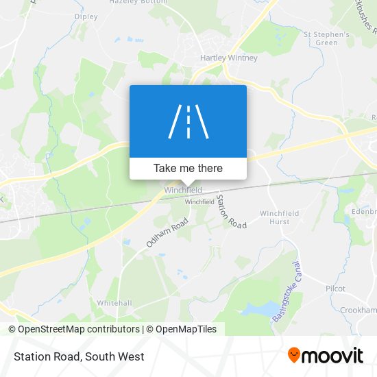Station Road map