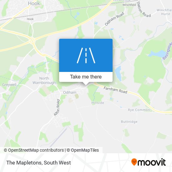 The Mapletons map