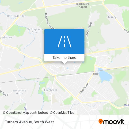 Turners Avenue map