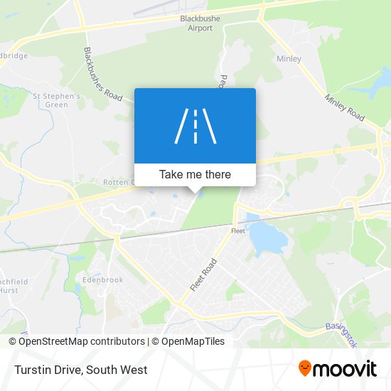 Turstin Drive map