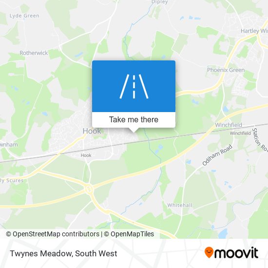 Twynes Meadow map