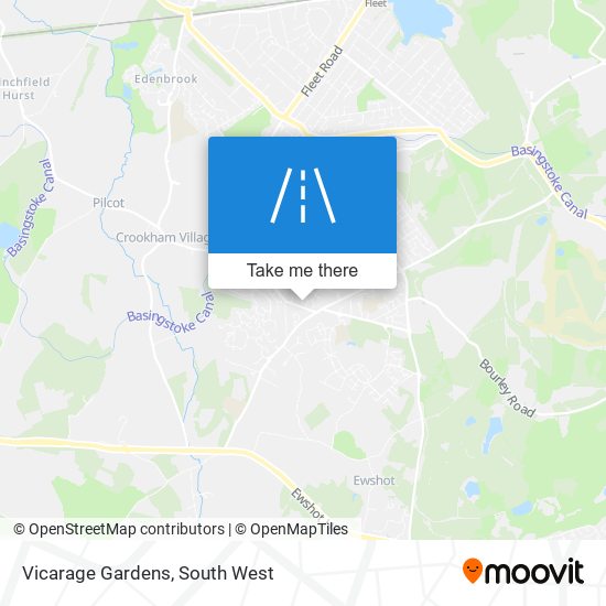 Vicarage Gardens map