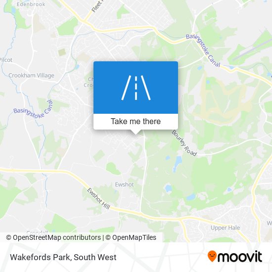 Wakefords Park map