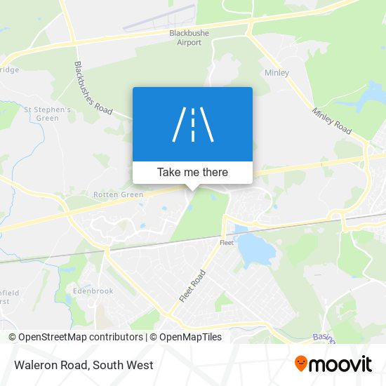 Waleron Road map