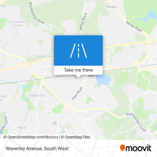 Waverley Avenue map