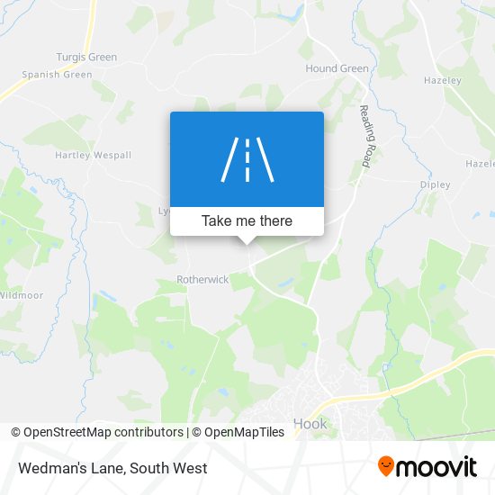 Wedman's Lane map