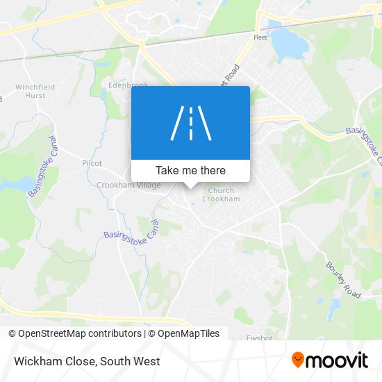 Wickham Close map