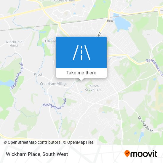 Wickham Place map