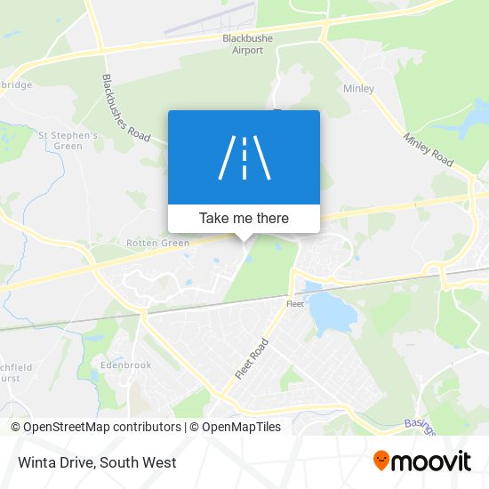 Winta Drive map
