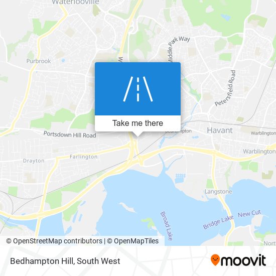 Bedhampton Hill map