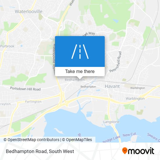 Bedhampton Road map