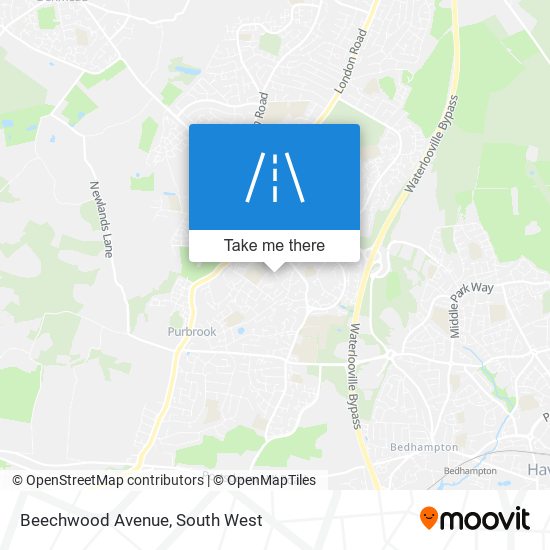 Beechwood Avenue map