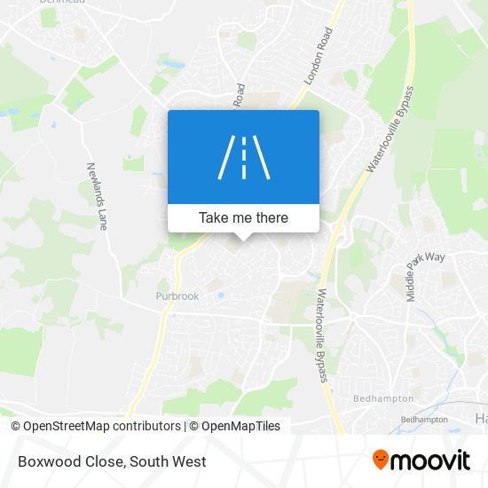 Boxwood Close map