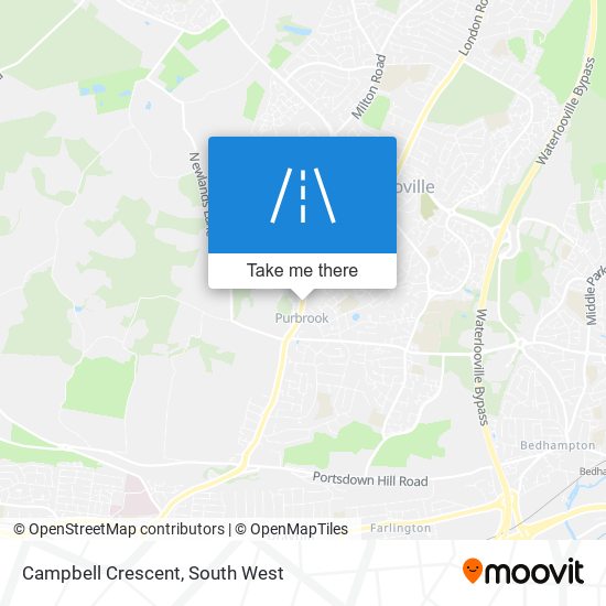 Campbell Crescent map