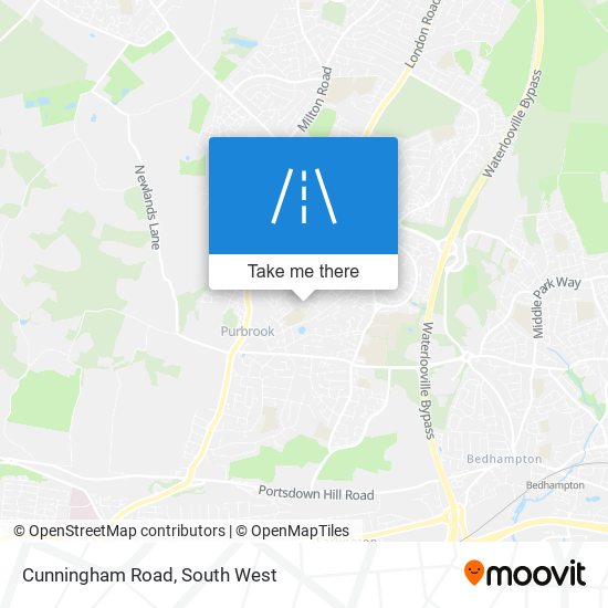 Cunningham Road map
