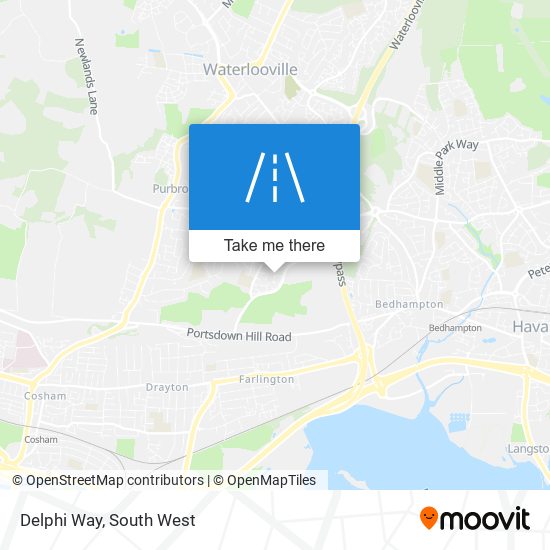 Delphi Way map